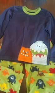 Fuzzy monster pjs